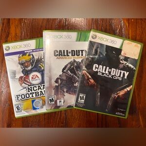 Microsoft Xbox 360 - 3 Games
